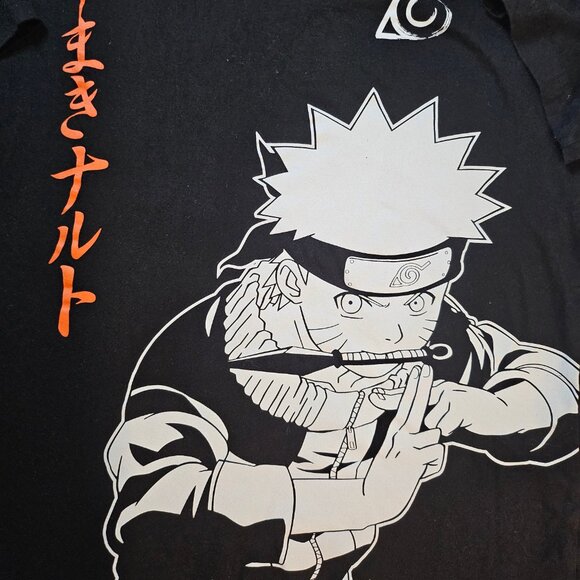 Naruto Uzumaki Men's Graphic Black T-Shirt - Size M - Picture 4 of 6